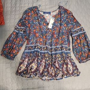 MOLLY MULTI PRINT BLOUSE